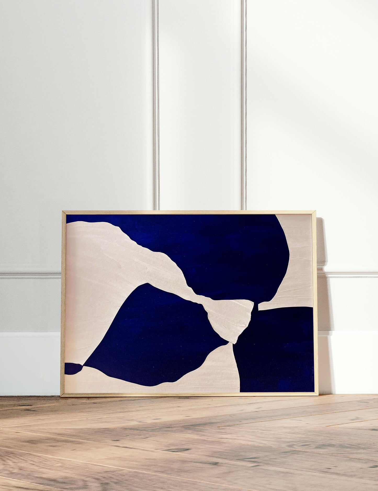 Dark blue shapes - Anna Mainz