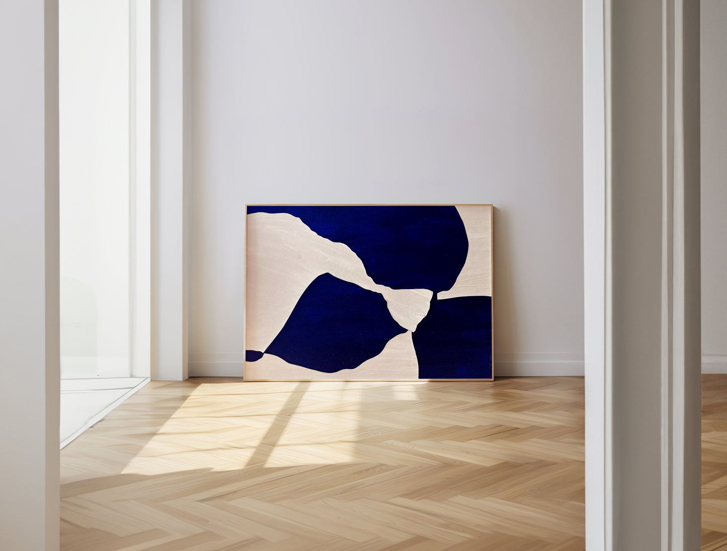 Dark blue shapes - Anna Mainz